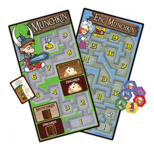 Imagen 2 de 3 de Munchkin Mazmorra Deluxe Juego De Mesa