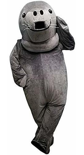 Disfraz Hombre - Krister Zoo Manatee Mascot Costume Adult Ha