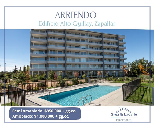 Se Arrienda Departamento En Edificio Alto Quillay