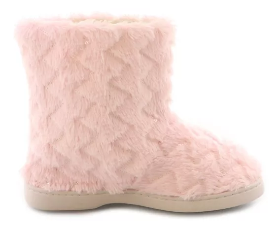 Pantuflas Mujer Peluche Bota 5857 Acolchadas Extra Confort