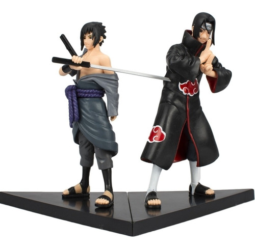 Naruto Itachi Vs Sasuke Colección X 2 Figuras En Bolsa