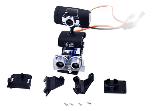 Mini Pan Tilt Cámara Plataforma Antivibración Montaje Servos Color
