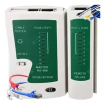 Comprar Testador De Cabo De Rede Rj45 Lan Cat5 Cat6 Rj11 Telefonia*