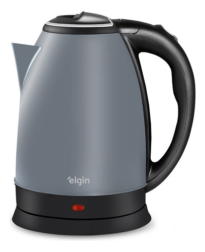 Chaleira Elétrica Inox Elgin Sem Fio 1,8 L Cinza Lunar 220v