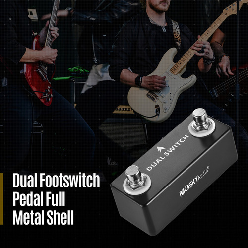 Pedal De Pedal Moskyaudio Dual Switch Dual Footswitch