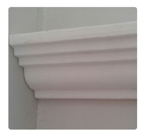 Moldura Rodateto Isopor C/ Acabamento C/ Massa M2 44 Mts