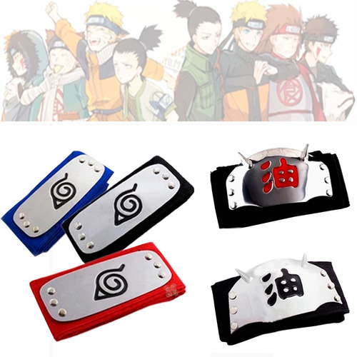 Banda Naruto Boruto Aldeas Sasuke Konoha Metalica 1 Pieza