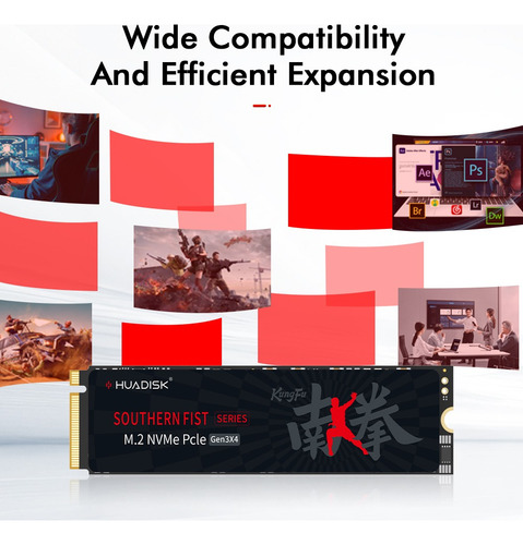 Unidad De Disco Duro Huadisk M.2 256gb Nvme Para Computadora