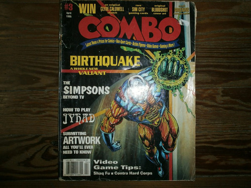 Revista Comics Combo Nº 3 April 1995 Simpsons Batman Manga