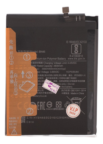 Bat_eria Xiaomi (bn46) Para Redmi 7/note 8 Nota 8t Garantia