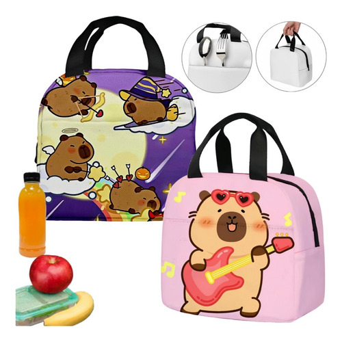 Bolsa De Almuerzo Aislante Para Capibara De Gran Capacidad,