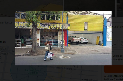Terreno Y Locales En Renta. Doctores, Cuauhtémoc Ao136