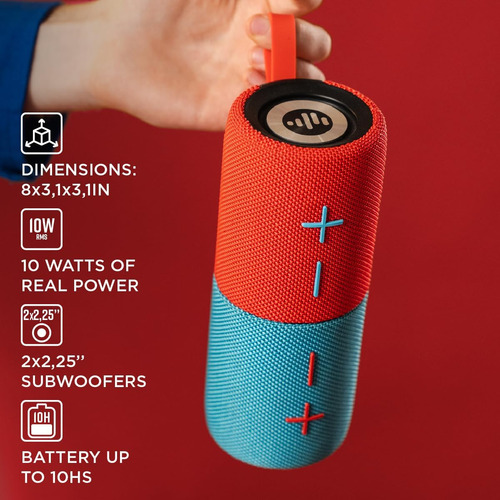 Stromberg-mini Altavoz Bluetooth De Twin 2-in-1 Portable, De