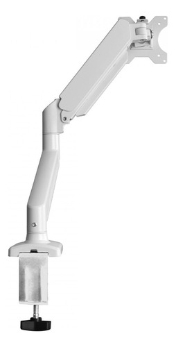 Suporte De Mesa P/ Monitor C/pistao A Gas Articulado Até 32 Cor Branco