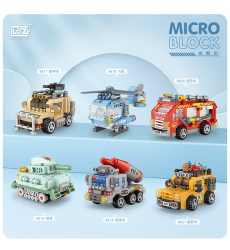Bloques P/armar Mini Figuras De Coleccion Automoviles Moto Cantidad De Piezas 120 Versión Del Personaje 8