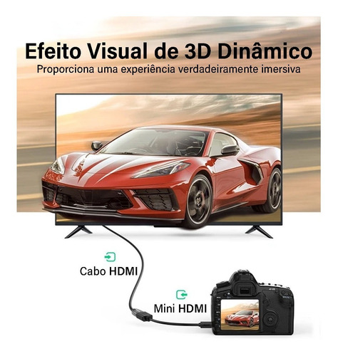 Imagem 7 de 9 de 20134 Ugreen - Micro Hdmi Para Hdmi Fêmea