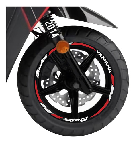 Stickers Reflejantes Para Rin De Moto Yamaha Bws Nid 2014