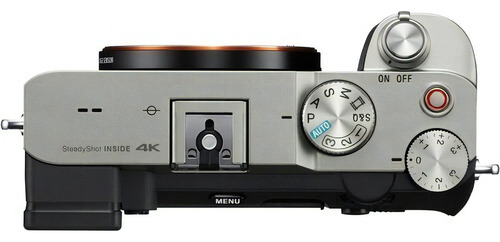 Cámara Sony Alpha A7c 4k de fotograma completo plateada - Cuerpo + NF-e