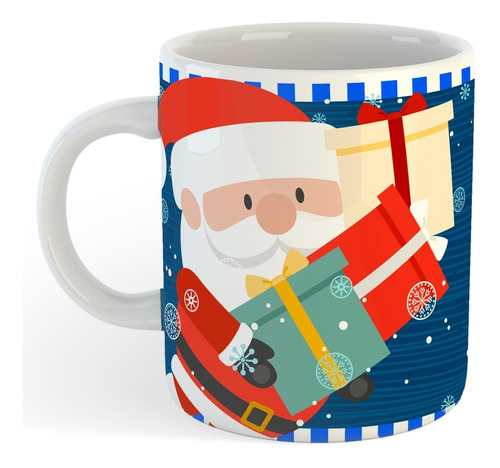 12 Tazas Navideñas Regalo De Navidad Varios Diseños Mayoreo