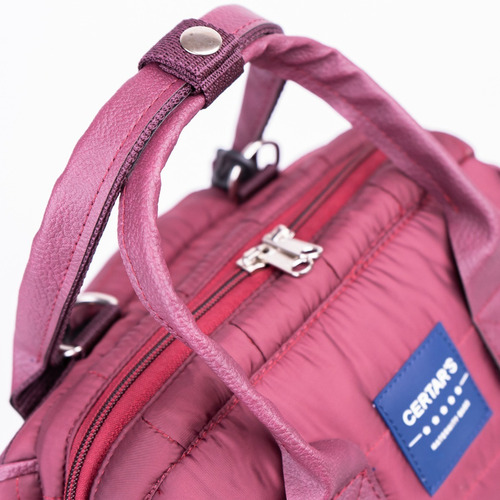 Imagen 9 de 10 de Mochila Bolso Maternal Certar´s Jane Bordeaux
