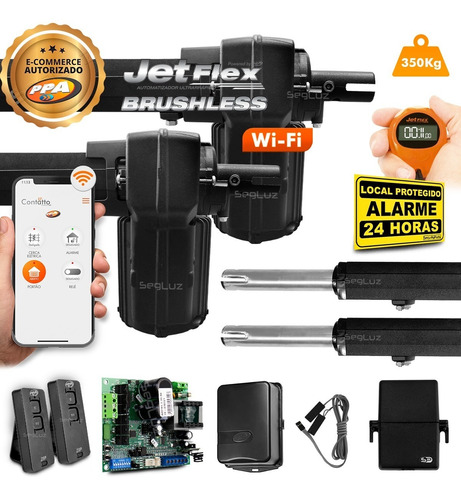 Kit Motor Ppa Pivo 1/2 Hp Wifi Jet Flex Brushless Mega Dupla