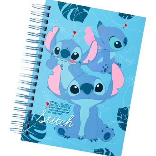 Planner Stitch 2024 - 16x22cm  Para O Ano Todo 120gramatura