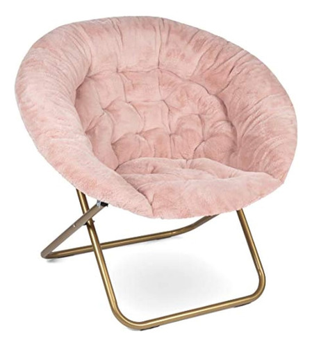 Milliard Cosy Chair/faux Fur Saucer Chair Para Dormitorio/x