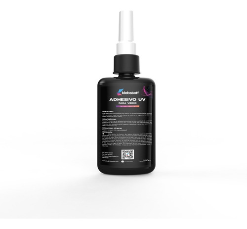 Imagen 2 de 2 de Adhesivo Uv Para Pegar Vidrio 250ml ( 2 Pzas)