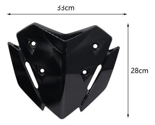 Piezas De Repuesto Para Parabrisas, Deflector De Negro