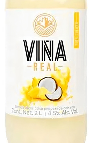 Pack De 6 Cooler Viña Real Piña Colada 2 L