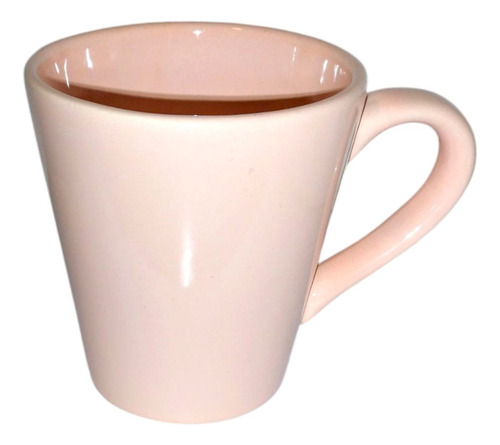Taza De Cerámica Estampada Pastel Apta Microondas Rosa Claro Amor