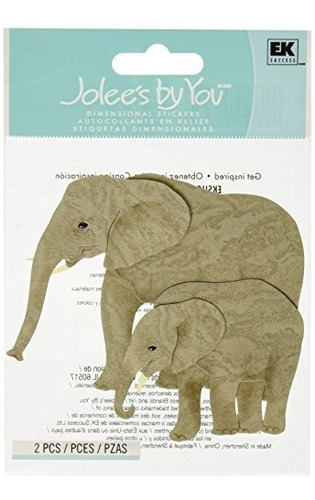 Jolees By You Dimensional Sticker Elefantes