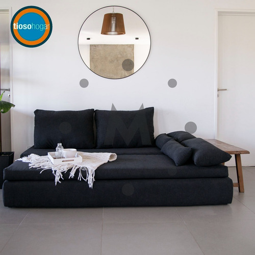 Imagen 8 de 10 de Sofa Cama 3 Cuerpos Convertible Living Sillon Diseño