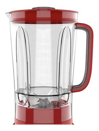 Copo Liquidificador Philco Ph900 Vermelho Com 06 Laminas