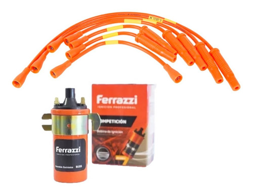 Cable Bujia Ferrazzi 9mm Y Bobina 40 Mil Volts Ford Falcon