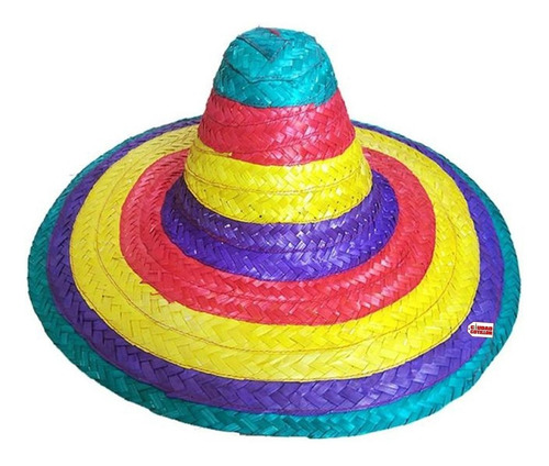 Sombrero Paja Mexicano Gorro Disfraz - Ciudad Cotillón