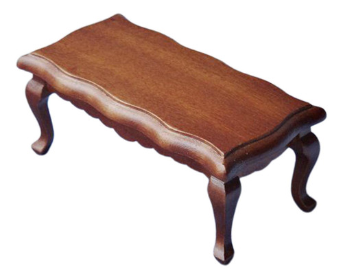 Mini Mesa De Centro Para 1/12 Casa De Muñecas Estilo 3