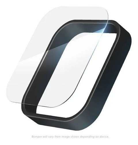 Protector + Marco Protección Glassfusion Applewatch 49 Negro