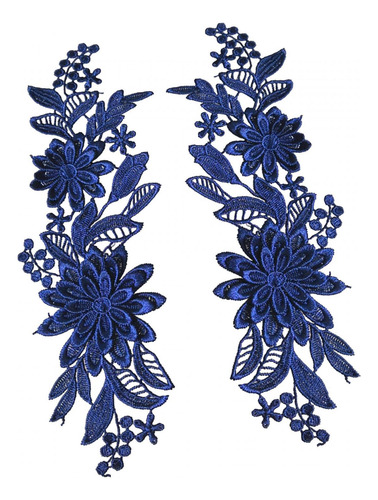 Apliques De Encaje De 2 Piezas, Apliques De Boda, Apliques
