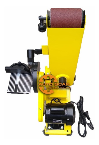 Imagen 2 de 4 de Lijadora De Banco Banda Y Disco Multiple 375w Barovo Hobby