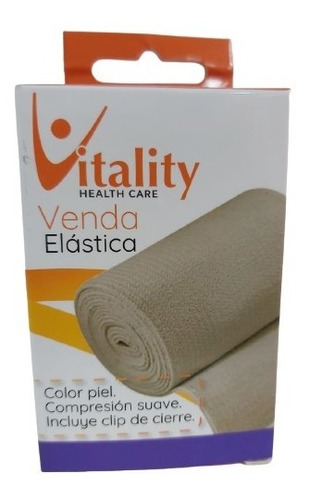 Venda Elastica Vitality Color Piel 7.5cmx4.5m 