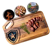Comprar Tabua De Churrasco Botafogo Futebol Madeira Nobre Cor Marrom-claro TABUA BOTAFOGO CHURRASCO MADEIRA NOBRE PREMIUM