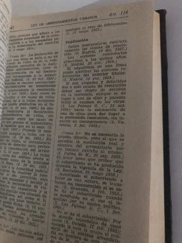 Legislación De Arrendamientos Urbanos