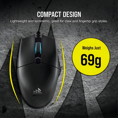 Mouse Gamer De Juego Corsairgaming Katar Pro Ch-930c011-na N Negro