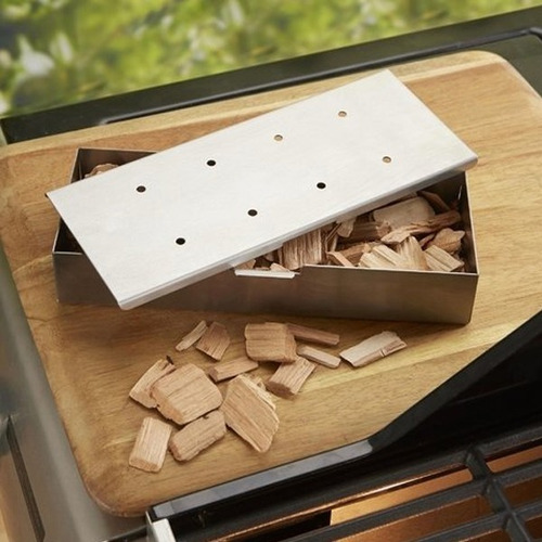 Caja Ahumadora Parrilla Humos Asado Acero Inoxidable