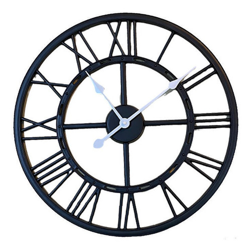 Imagen 1 de 2 de Reloj De Pared Grande Decorativo 50cm De Diametro Vgo
