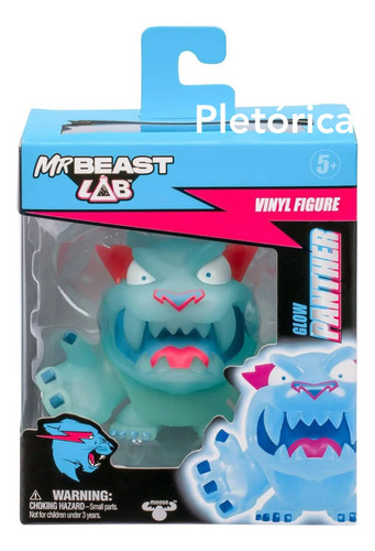 Mr Beast Lab Figura De Vinil Glow Panther (original)