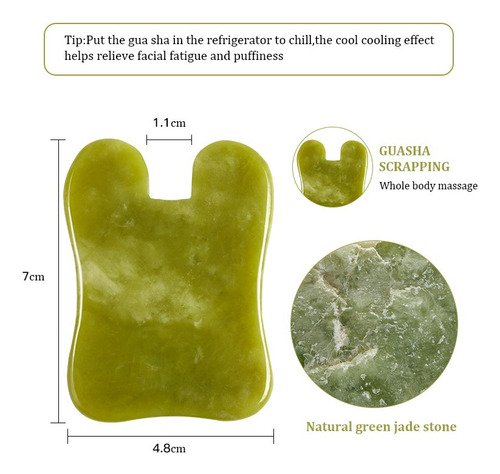 Y 4pcs Placa De Masaje Jade Gua Sha Medicina China