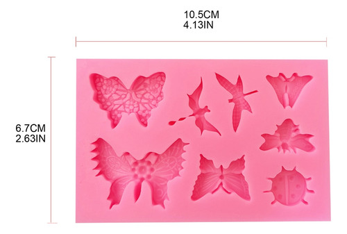 (pk) Molde De Silicone Para Decoração De Bolo De Fondant De