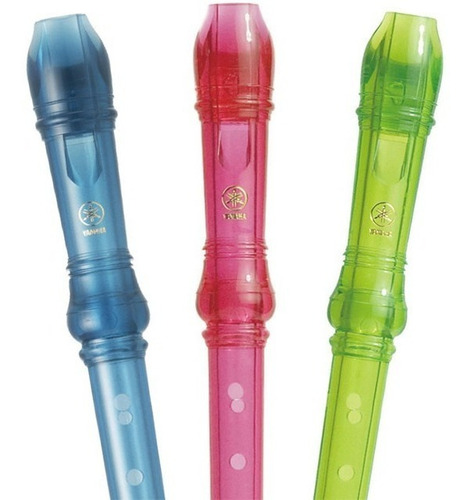 Imagen 3 de 4 de Flauta Dulce Yamaha Yrs20g Germanica Colores